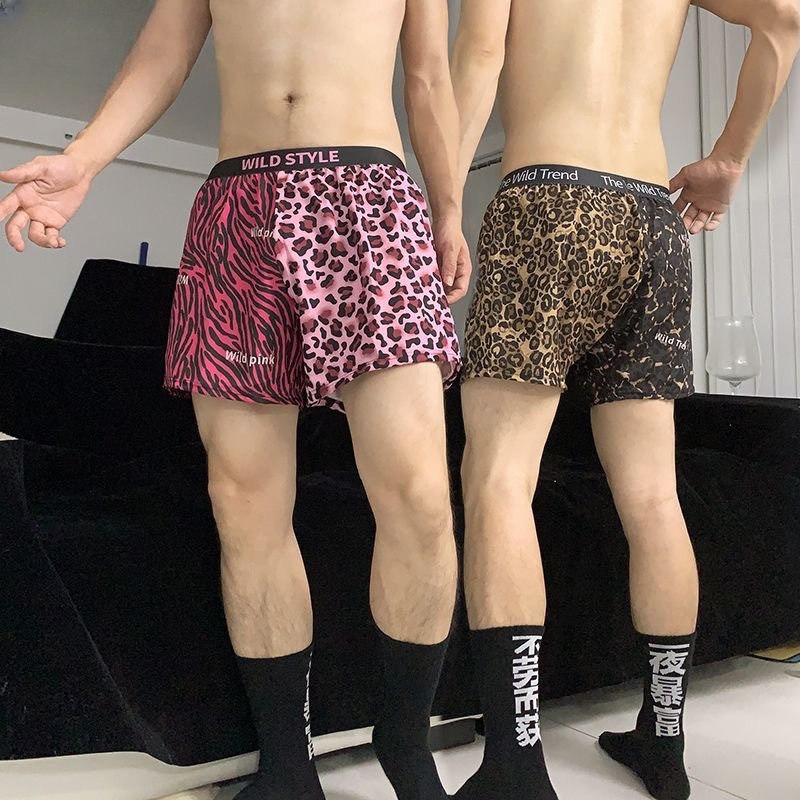Boxer Brief Pack Cotton - Calças Boxer Masculinas de Seda Gelo,