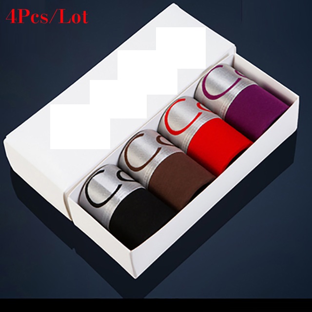 Boxer Brief Pack Cotton - Roupa interior modal macia masculina, cuecas