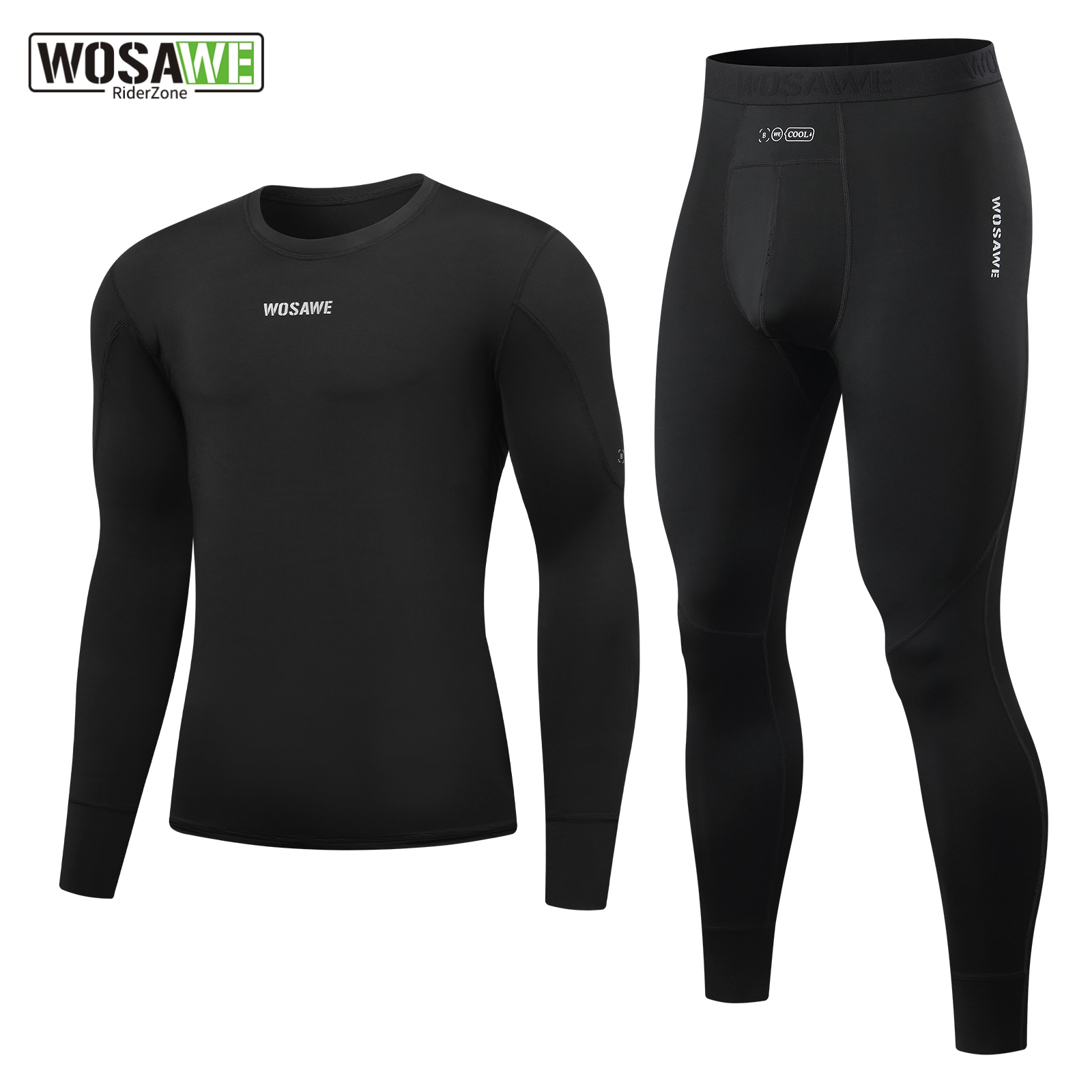 Compression Long Pant - WOSAWE Camisa de Compressão de Manga