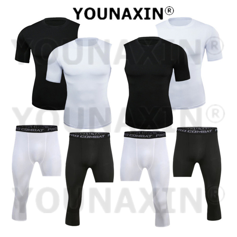 T Shirt Tight Fit - Roupas Esportivas Unissex Camisetas de Manga
