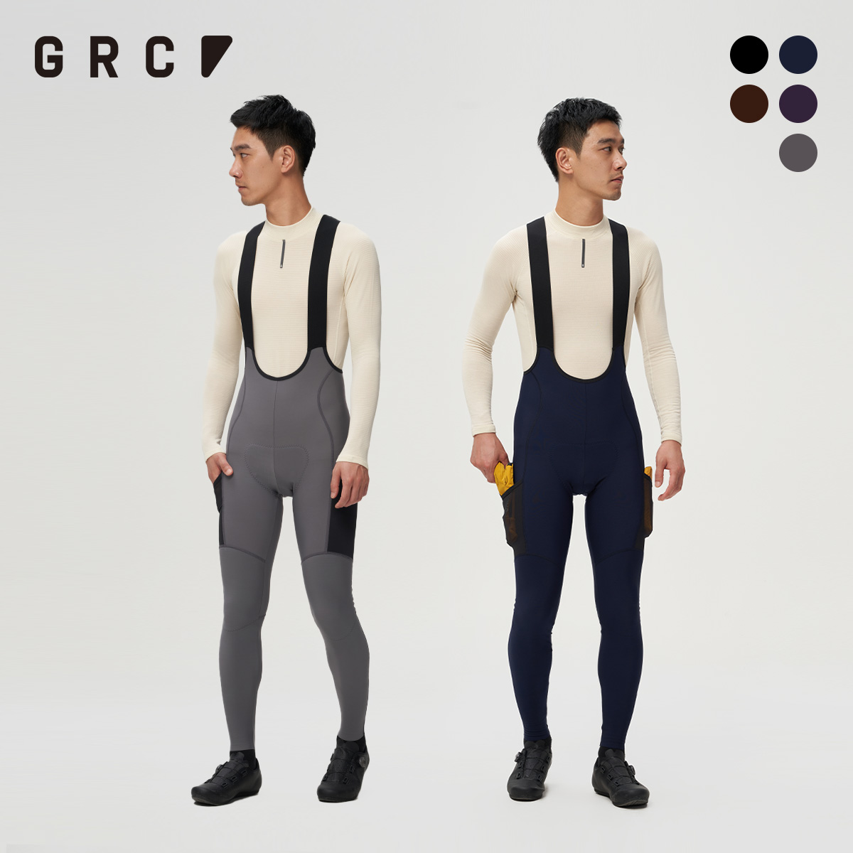 Compression Long Pant - Roupa de Ciclismo GRC para Homens,