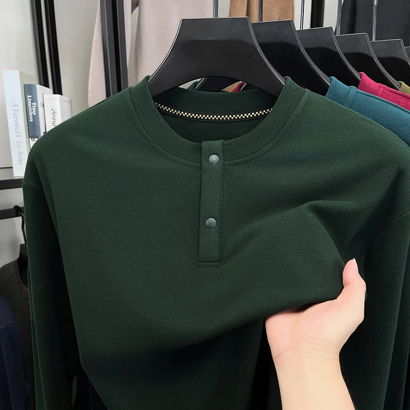 Camiseta Henley Masculina de C - Thermal Long John avaliação e preço
