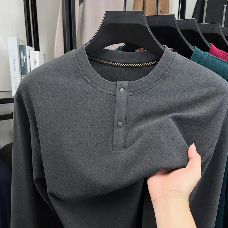 Camiseta Henley Masculina de C - Thermal Long John avaliação e preço