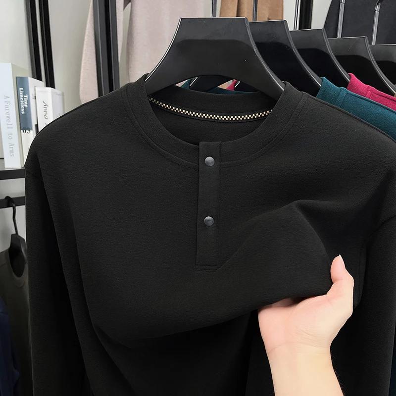Camiseta Henley Masculina de C - Thermal Long John avaliação e preço