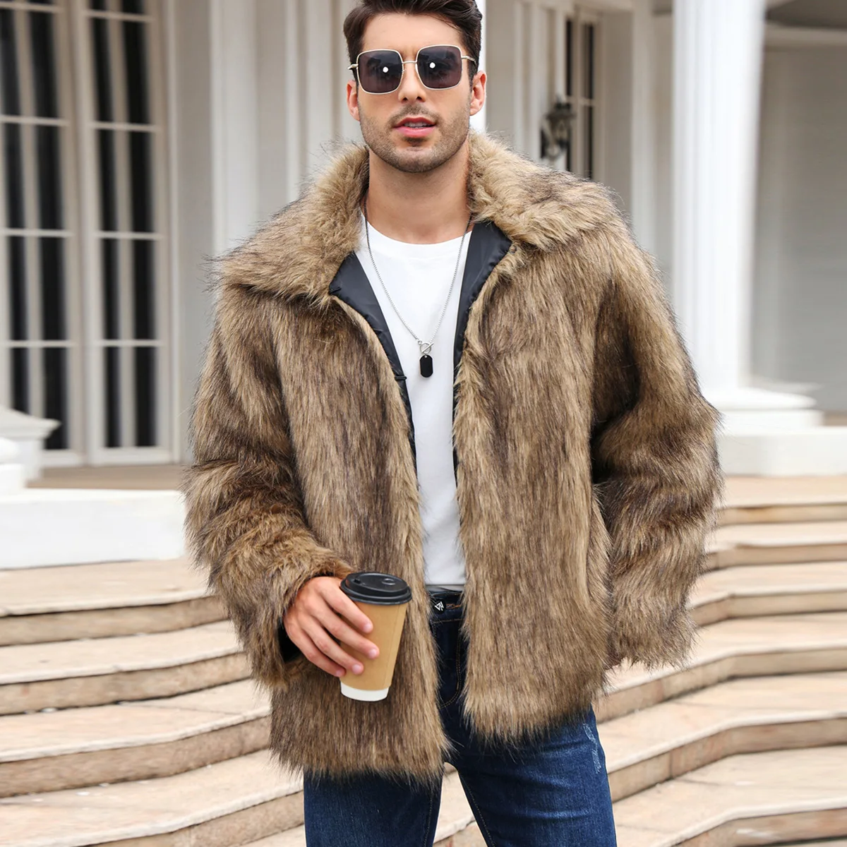 Homens jaqueta de pele de rapo - Thermal Long John avaliação e preço