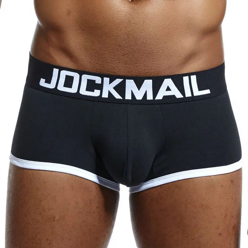 Jockmail marca masculina cueca - Boxer Brief Pack Cotton avaliação e preço